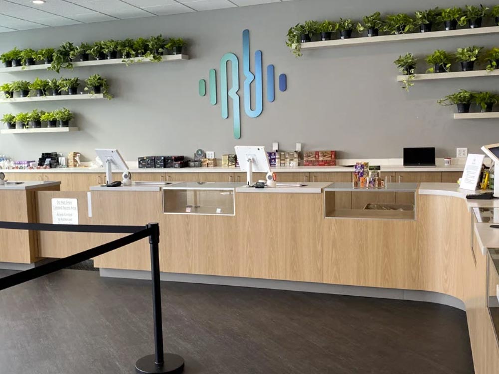 Inside View of the Northampton Dispensary Location by Resinate Massachusetts