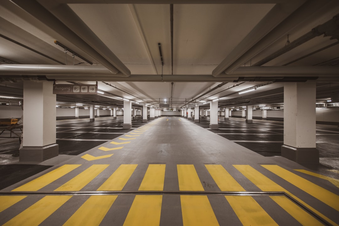 underground parking garage