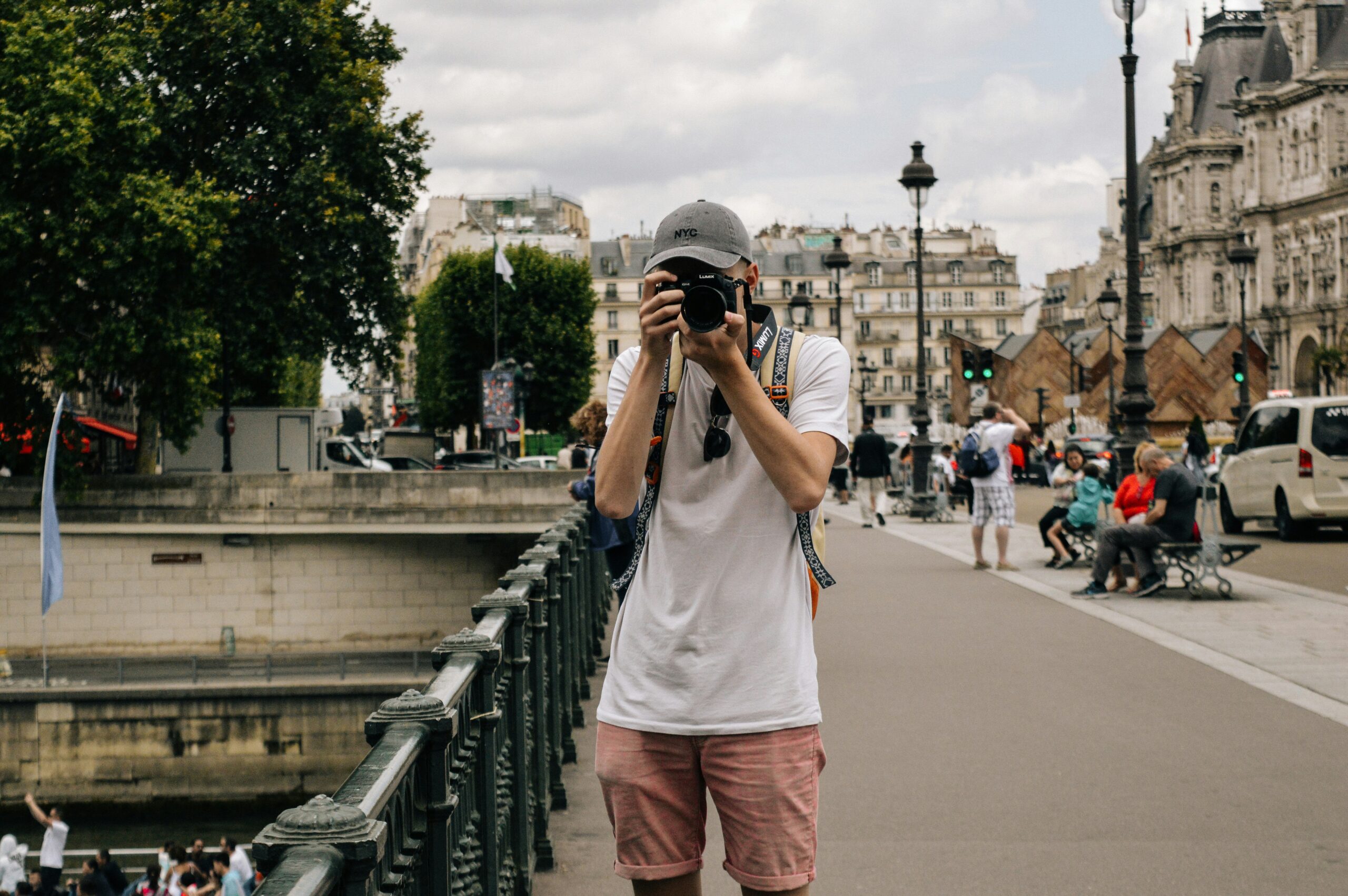 tourist taking photo